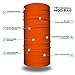 Hoo-Rag - High Performance 100% Moisture Wicking Polyester Microfiber Multi-Functional Face Mask & Neck Cover - UPF 30 - One Size Fits Most - High Viz Orange