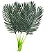 Warmter 4Pcs/26 Artificial Palm Leaves Tropical Plant Party Decorations Room Decor