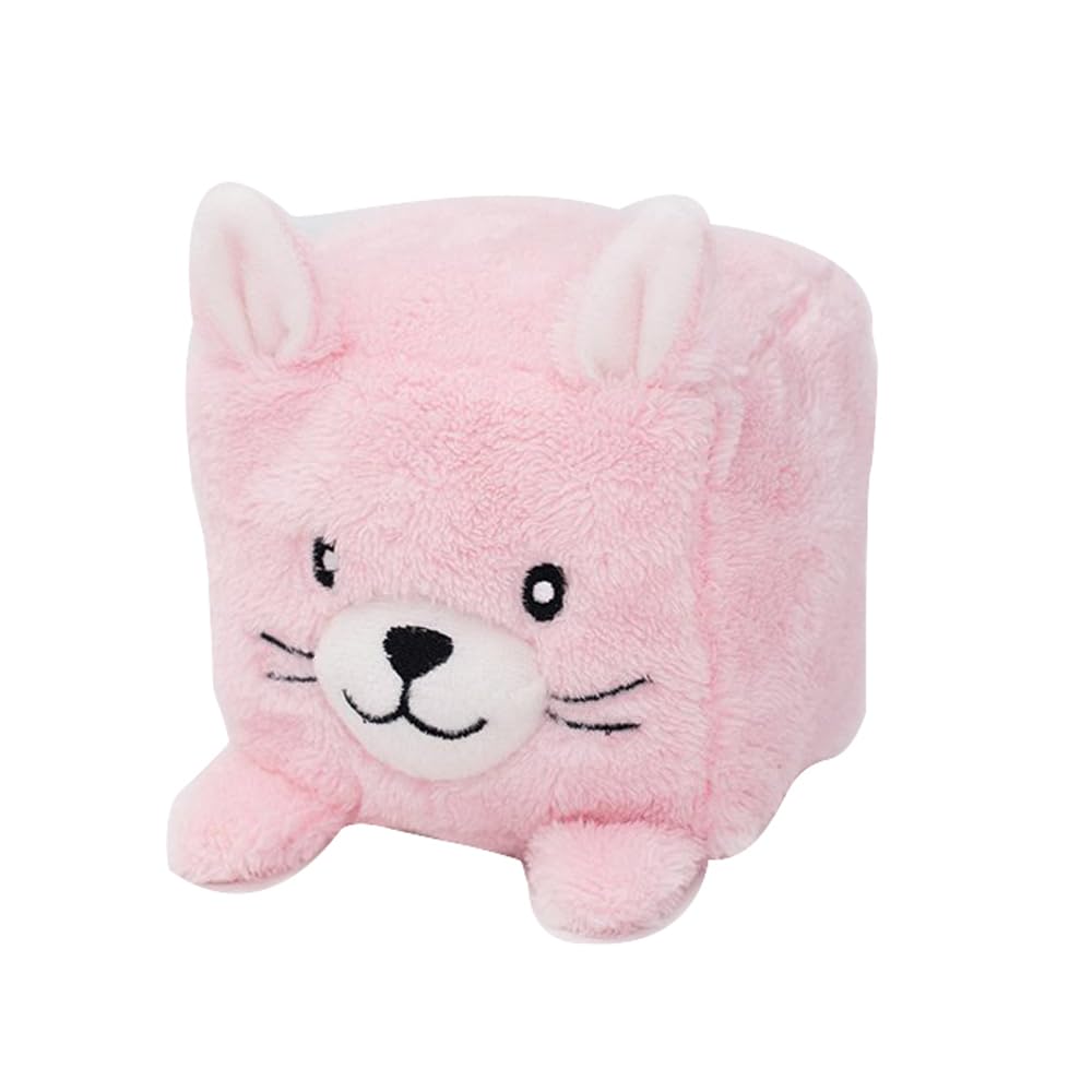 ZippyPaws Squeakie Blocks - Bunny Dog Squeaky Plush Toy for Dogs