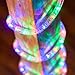 LED Rope Light Outdoor - Plug in (120V), 287 Multicolor Lights, 24 Ft Length, Connectable, Dimmable, 1/2 Inch Tube, Heavy Duty, Waterproof, for Exterior Lighting and Patio Decor