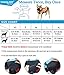 VIVAGLORY Rip Stop Dog Life Vest, Swimming Vest with Handle, Buoyancy for Doggy Puppy, Dog Life Jacket for Swimming & Boating, S, Bright Green