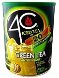 4C Ice Tea Mix - 53oz - Makes 20 Quarts - Choice of 5 Flavors (Green Tea)