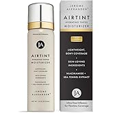 Jerome Alexander MagicMinerals AirTint Tinted Moisturizer AirBrush Spray Light Shade | Tinted Moisturizer Spray with Anti-Aging Ingredients | Bright Light