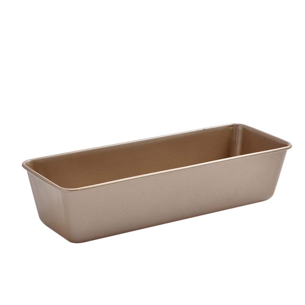 i enjoy + Loaf Tins for Baking Non Stick, 2 lb Bread Pan,Carbon Steel, loaf pan 30.5cm（12" Golden Coating PFOA Free