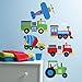 Wallies Wall Stickers, Multicolor