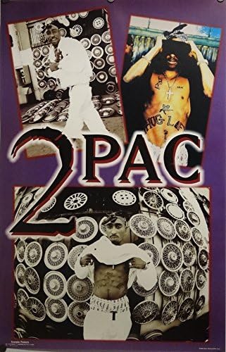 2Pac 23x35 Collage Poster 1998 Tupac Shakur