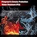 Fireproof Document Bags 15 x 11 Inches – Money and Jewelry Safe Bag – Water Resistant Zipper Fiberglass Silicon Coated Non-Itchy Pouch – Document Holder for Passport Cash and Valuables Large Storage