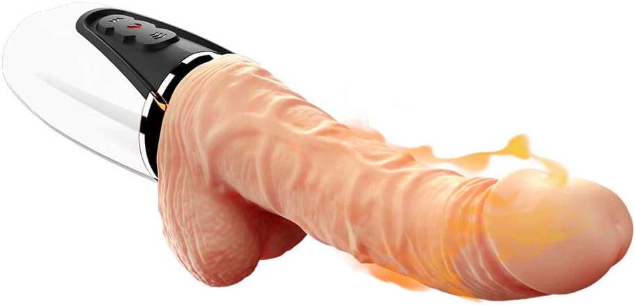 Female Automatic Thrusting Machine Vibrantor Bullet for Pleasure with Heating Function 7 Modes Pussey Massage Tools Electric Telescopic Lifelike Dilos for Adult Women Beginners,100% Waterproof,Tshirt