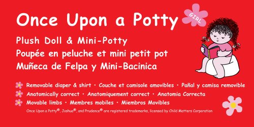 image for Once Upon A Potty Plush Doll Set with Mini-Potty - Girl