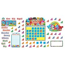 Trend Enterprises Blockstars! Calendar Bulletin Board Set (T-8381)