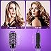 Milantia 2 in 1 Hair Dryer Brush, Professional 1000W Interchangeable Ceramic Tourmaline Ionic Hot Air Brush, 3 Heat/2 Speed Settings Hair Volumizer and Dryer for Drying/Curling/Straighteningthumb 2