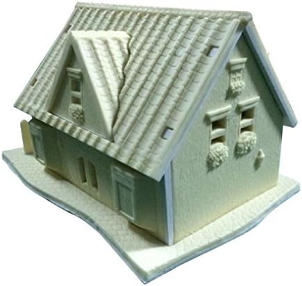 FLYMOR 3D Silicone House Building Fondant Mold For Cake Decorating,Pink