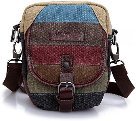 Lightweight Medium Cross body Canvas Bag Backpack With Mini Pocket