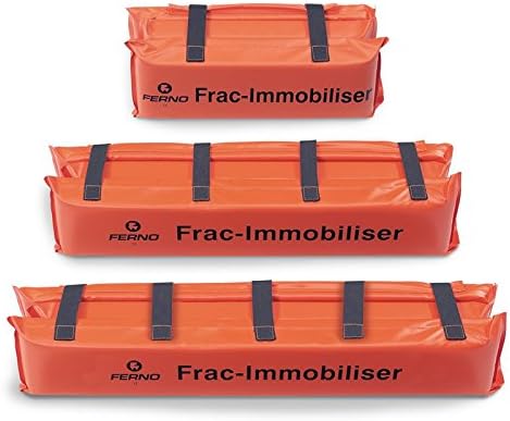 Ferno FRAC Immobiliser Splints - Easy to Clean & Secure Fit - Padded Comfort - Orange 74cm x 61cm - 4 Strap