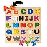 Magnetic Wooden Educational ABC Puzzle - Learn