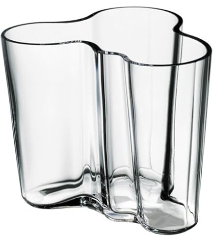 Amazon.com: Iittala 1051436 Alvar Aalto Collection Vase, Crystal
