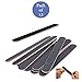 New8Beauty Nail Files Emery Board 12-Pack (100/180 Grit) - Nail Buffering Files