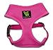 Classic Dog Harness Innovative Mesh No Pull No Choke Design Soft Double Padded Breathable Vest for Eco-Friendly Easy Control Walking Quick Release For Puppies Full size Breeds Large Dogs (Large, Pink)