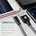 Nutmix iPhone Cable 4Pack 3FT 6FT 6FT 10FT Nylon Braided Certified Lightning to USB iPhone Charger for iPhone X/8/8 Plus/7/7 Plus/6/6 Plus/6S/6S Plus,iPad,iPod Nano 7 - Grey
