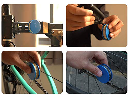 KOOZER Portable Bicycle Chain Gear Oiler - Eco-Friendly Bike Chain Gear Roller Oiler Lubricator - Tool