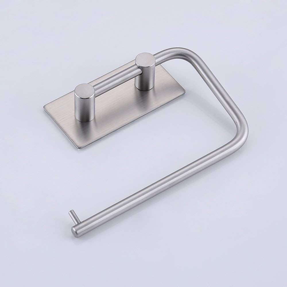 Porta carta igienica a parete, porta carta igienica in acciaio inox 304, finitura lucida, argento