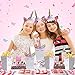 Mukum 36 Pcs Popcorn Boxes for Unicorn Treat Box Candy Cookie Containers for Baby Shower, Movie Nights, Carnivals, Birthday Party Favor Supplies