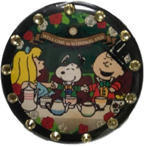 Amazon 銀座三越 スヌーピー限定 ラインストーン 缶バッチ アリスのティーパーティ アニメ 萌えグッズ 通販