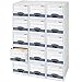 Bankers Box STOR/DRAWER STEEL PLUS Extra Space-Saving Filing Cabinet, Stacks up to 5 High, Letter, 6 Pack (00311) primary