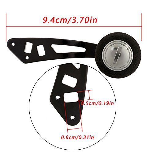 Angelrolle Griff, Eva mit Angelrolle Griff mit Zubehör Ersatzteile für Low Profile Reel (Khaki) – Bild 3