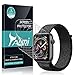TAURI [6-Pack] Screen Protector for Apple Watch 44mm/42mm (Series 5/4/3/2/1 Compatible), Max Coverage Anti-Bubble HD Flexible Film