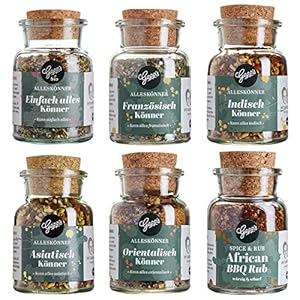 Gepp’s Feinkost Alleskönner Gewürze Set I Weltreise der Gourmet Gewürze I Hergestellt nach eigener Rezeptur I…