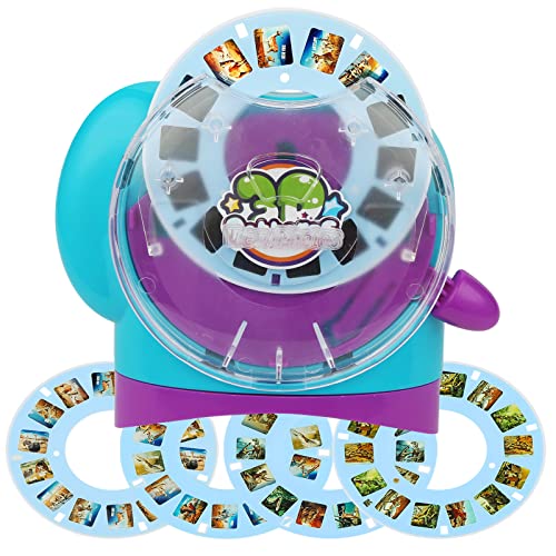 3D View Master for Kids, Classic Discovery Animal Dinosaur Viewer Set  Viewfinder with Reels (Blue)