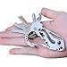 Braudel Keychain Multi-Funtional Tool,Stainless Multitool Keychain,Keychain Clip Quick Release,Wrench Screwdriver Tool,Valentine's Day Gifts For Men