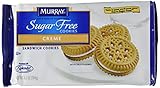 Murray, Sugar Free Cookies, Creme Sandwich, 6.5oz Bag (Pack of 4)