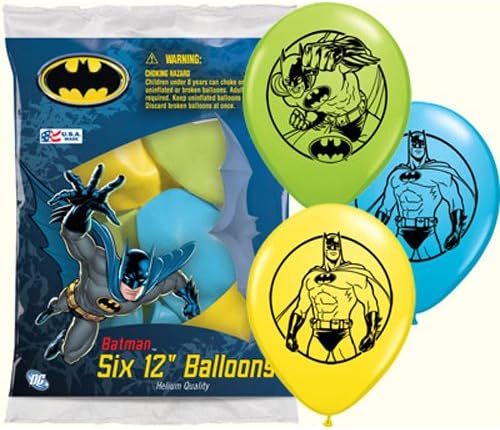 Batman Latex Balloons (6ct)