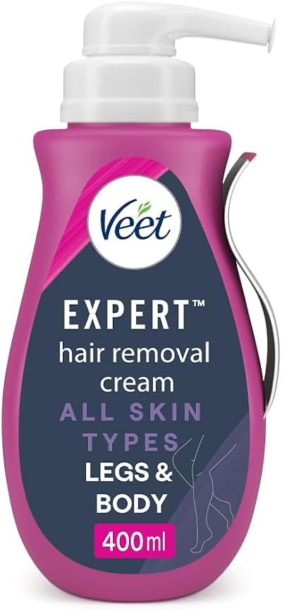 Veet Expert Hair Removal Cream 400ml for Women All Skin Types Arms Legs