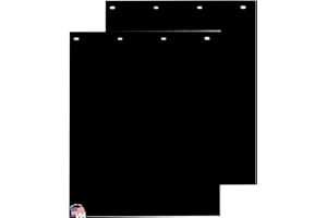 BUYERS PRODUCTS COMPANY Buyers Products RC30PPB, 2 Pack, Super Durable Black Polymer Mudflaps 24x30 Inch, Mud Flaps are NOT Rubber