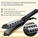 Hair Straightener, Ceramic Tourmaline Ionic Flat Iron Hair Straightener for Straightens & Curls with Adjustable Temp, Smooth Glide for All Hair Types