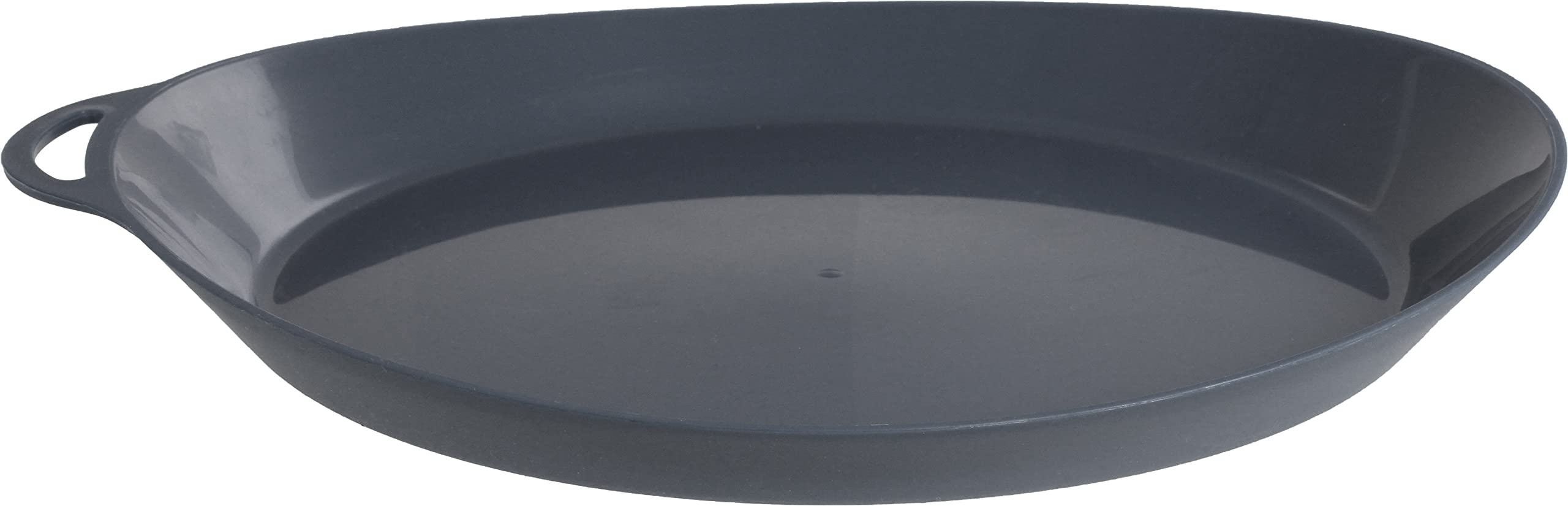 Lifeventure Ellipse Reusable Plate for Camping, Travel & Outdoor - Graphite