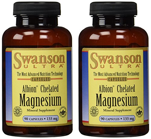 UPC 087614020747, Swanson Ultra Albion Chelated Magnesium Glycinate Mineral Supplement, 133 mg, 180 Capsules