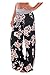 Aifer Women Casual Comfy Chic Floral Drawstring Long Wide Leg Pants