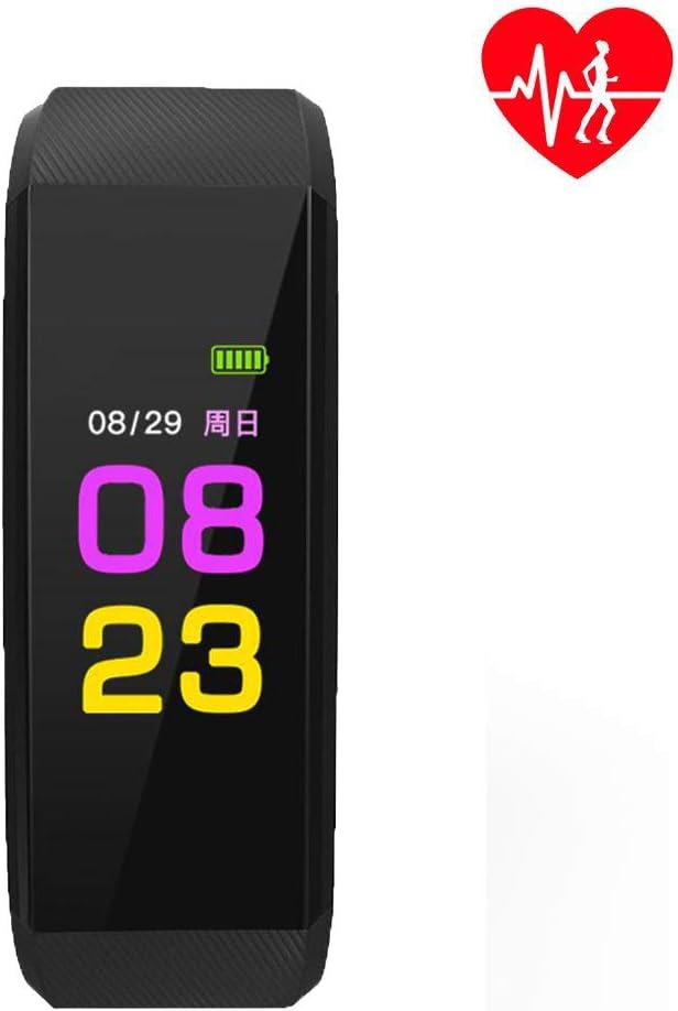 Halffle Waterproof Fitness Bracelet Smart Bracelet Heart Rate Blood Oxygen Fitness Bracelet Tracker Heart Rate Monitor Fitness Bracelet Sleep Monitor Fitness Watch Pedometer
