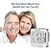 Asrisuk Wrist Blood Pressure Monitor FDA Approved, Accurate Readings Memory Capacity 2 User Mode Adjustable Wrist Cuff LCD Display Large Screen Portable Case Heartbeat BP for Health Monitoring