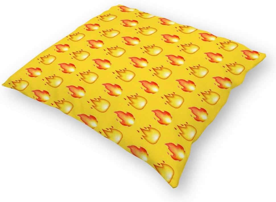 Maorongbu Holds The Pillowcase Double Stylish Fire Emoji color1 4545cm