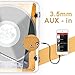 Wrcibo Record Player, Vintage Turntable 3-Speed Belt Drive Vinyl Player LP Record Player with Built-in Stereo Speaker, Aux-in, Headphone Jack, and RCA Output, Natural Woodthumb 4