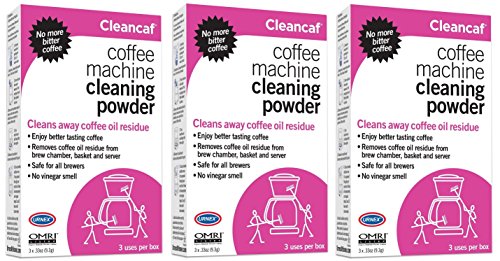 Urnex Cleancaf Coffee Machine Cleaning Powder .33 oz 9 Packets