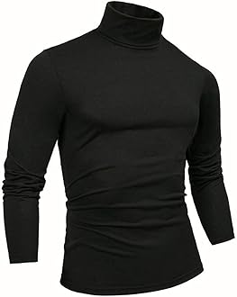 mens short turtleneck