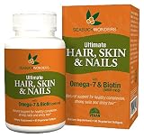 SeabuckWonders Organic Ultimate Hair, Skin & Nails, 60 Count Softgels
