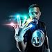 Emazing Lights Electro LED Gloves, 7 Light Flashing Modes - #1 Leader in Gloving & Light Shows (White Gloves)
