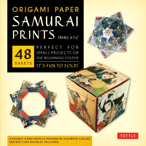 Origami Paper - Samurai Prints - Small 6 3/4-48 Sheets: Tuttle Origami Paper: High-Quality Origami Sheets Printed with 8 Different Designs: Instructions for 6 Projects Included